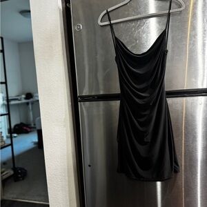 Elegant Black Slip Dress